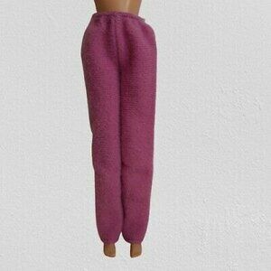 Vtg 1994 Mattel Skipper Purple Felt Pants from #12071 Babysitter Barbie's Sister